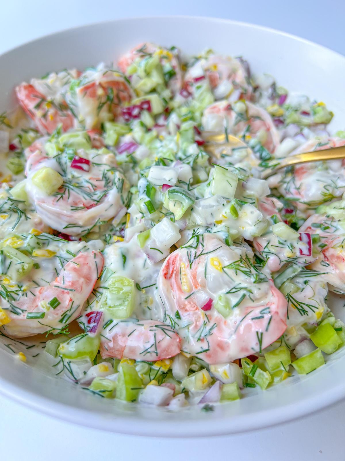 Creamy Shrimp Salad: A Crowd-Pleasing Dish for Any Summer BBQ